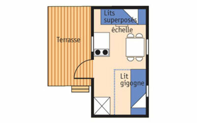 Modèle Elodie    4 personnes / 9m²